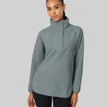 Johaug Fusion Pile Oversized Henley Green/Blue S 