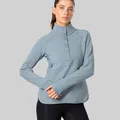 Johaug Fusion Pile Henley Green/Blue L 