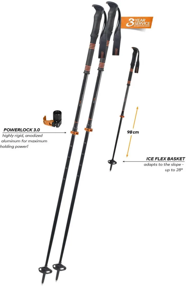 Komperdell Carbon C2 Ultralight Orange 
