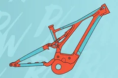 Ridewrap covered protection - emtb Gloss gjennomsiktig