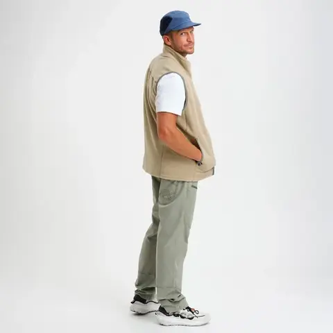 Elevenate Canyon Pile Fleece Vest Herre Indian Blue L 