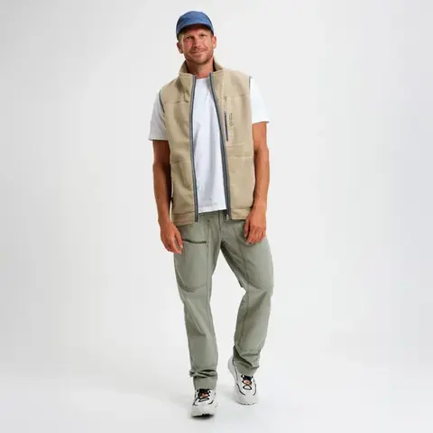 Elevenate Canyon Pile Fleece Vest Herre Indian Blue L 