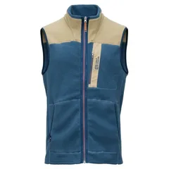 Elevenate Canyon Pile Fleece Vest Herre Indian Blue L