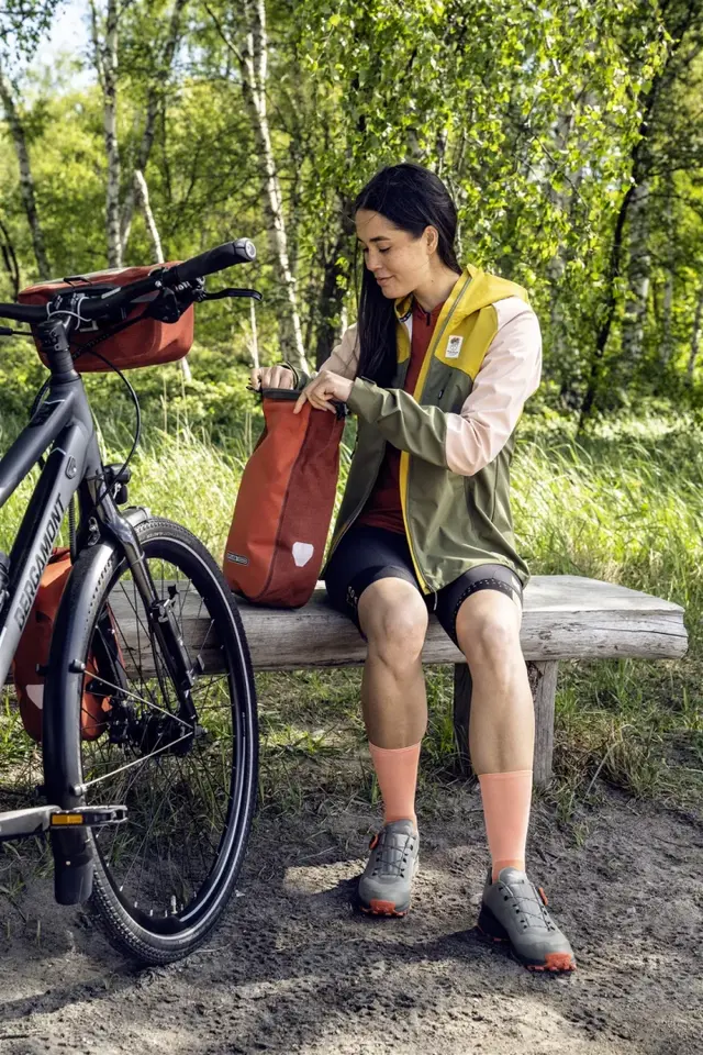 Ortlieb Fork-Pack Plus 5.8L QLS Salsa/Dark Chili 