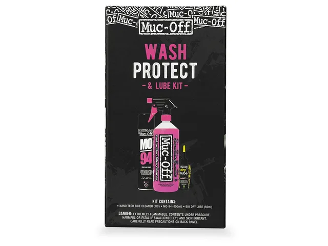 MUC-OFF Wash, Protect and Dry Lube Kit 