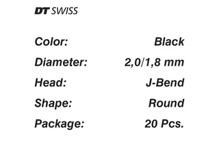 DT SWISS Competition Eiker 2/1.8/2 288mm