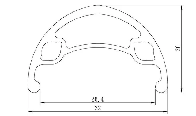 LITE Disc IS 29" Sort Bakhjul 5x135 5x135 