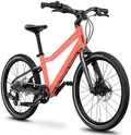 Woom Explore 4 20" Neon Coral 7,8kg, 6-8 år, 115-130cm 