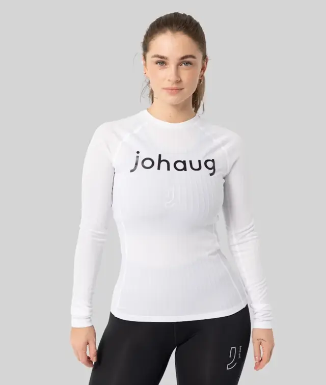 Johaug Rib Tech Long Sleeve Hvit L 