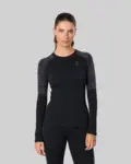 Johaug Elevate Wool Long Sleeve Sort XS 