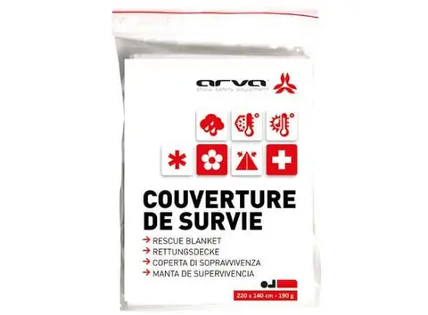 Arva Rescue Blanket 190 g nødduk, 190g 