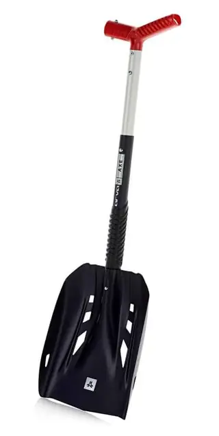 Arva Axe aluspade aluspade, UIAA-godkjent, krafsefunksjon