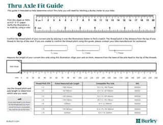 BURLEY Thru Axle M12x1