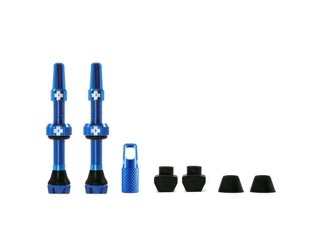 MUC-OFF Tubeless Ventil Kit V. 2.0 Blå 44mm 