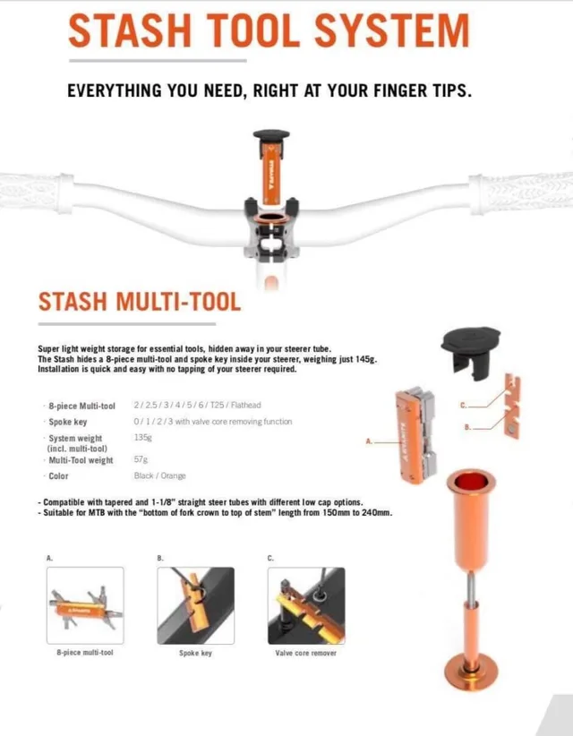 Granite Design Stash Tool system orange 