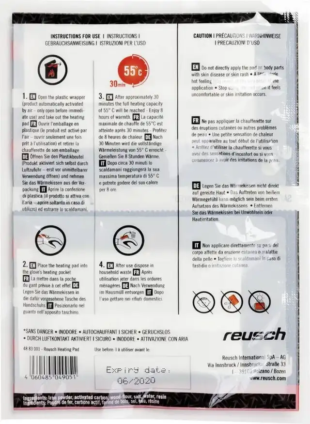 Reusch Varmeposer 2-pk 