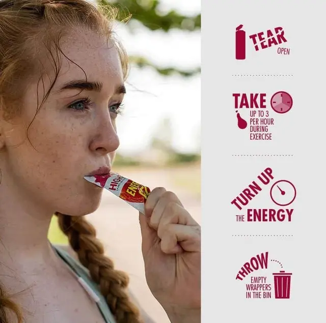 HIGH5 5-pk EnergyGel Electrolyte Bringebær 