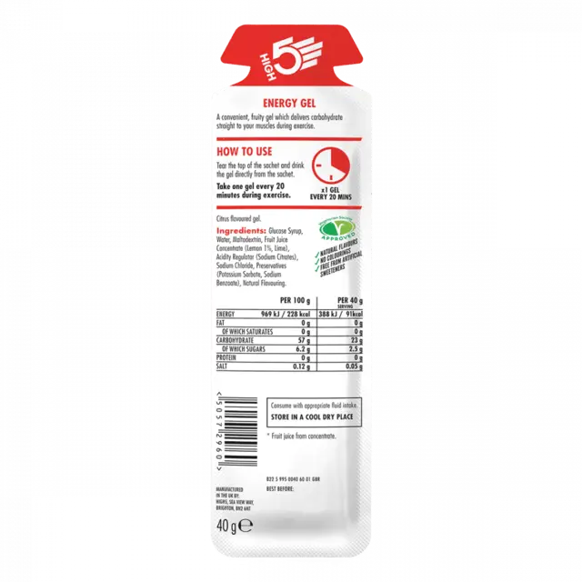 HIGH5 EnergyGel Sitrus 40g 