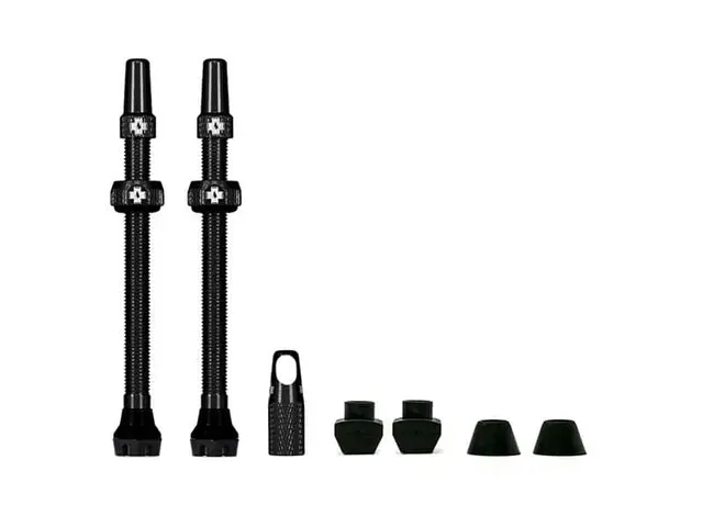 MUC-OFF Tubeless Ventil Kit V. 2.0 Sort 80mm 