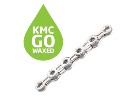 KMC X11EL Go Waxed Kjede Sølv 11-Delt, 118 ledd, 5.65mm 