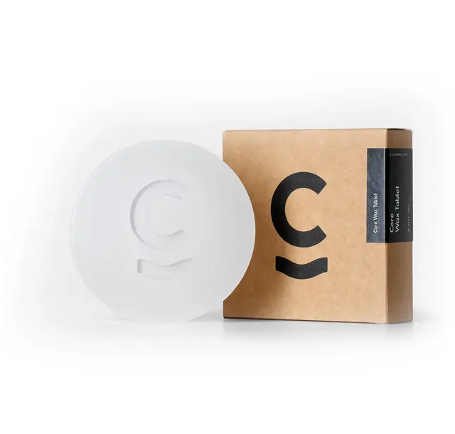 Cyclowax Core Kjedevoks Tablett 200gr, hot wax for alle forhold, hvit 