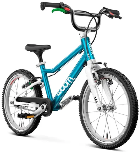 Woom Go 3 Automagic 16" Metallic Blue 6,1kg, 4-6 år, 105-120cm 