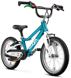 Woom Go 2 14" Metallic Blue 5,3kg, 3-4,5 år, 95-110cm