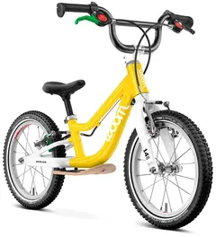 Woom Go 1 Plus 14" Yellow 4,45kg, 3-4,5 år, 95-110cm