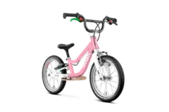 Woom Go 1 Plus 14" Powder Pink 4,45kg, 3-4,5 år, 95-110cm