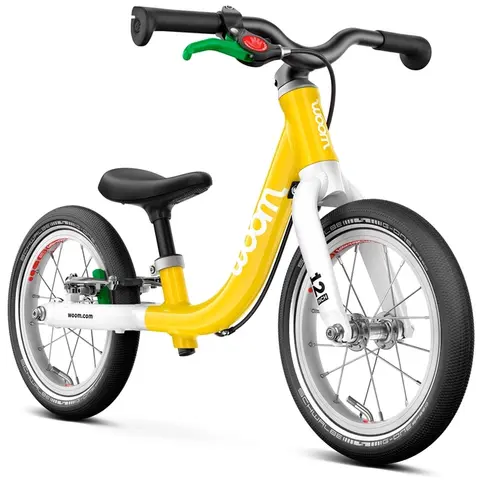 Woom Go 1 12" Yellow 3,2kg, 1,5-3,5 år, 82-100cm 