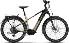 Haibike Trekking 4 herre S, 27,5", Sand/Lime, BCXK, 600Wh