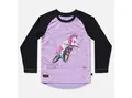 Kids Ride Shotgun MTB Trøye Unicorn XS Rosa, 4 år, vindtett front, lang arm 