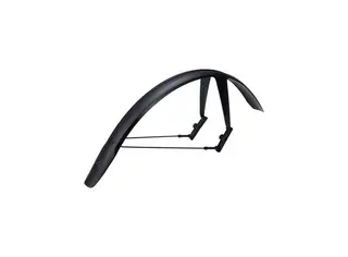 BBB DiscGuard Plus BFD-66R Bakskjerm 28"/42-57mm, Sort, Plast