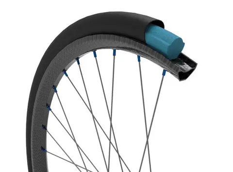 Tubolight EVO ROAD/CX Dekkinnlegg 28 Par Blå, PE, 19-23mm felg,28-32mm dekk, 19gr 