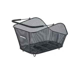 Basil Icon M MIK Kurv Bak Sort, Stål, ink MIK System