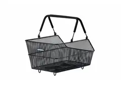 Basil Cento MIK Kurv Bak Sort, stål, ink MIK plate