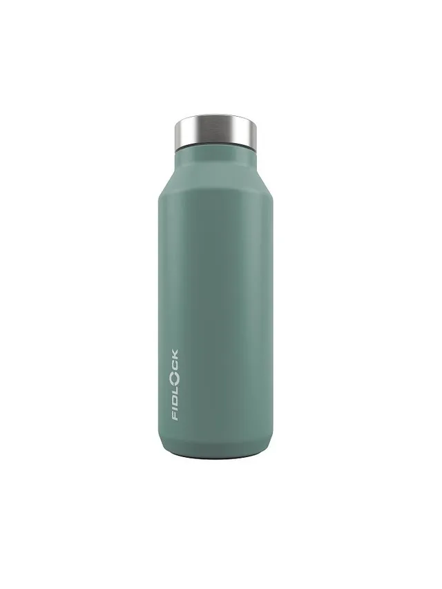 Fidlock TWIST single steel bottle Pine, 500ml, isolert 