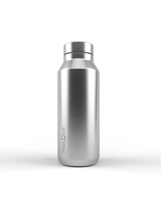 Fidlock TWIST single steel bottle Raw, 500ml, isolert 