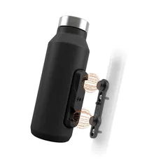 Fidlock TWIST steel bottle + bike base Black, 500ml, isolert