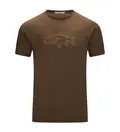 Aclima LightWool 140 Classic Tee M's Salmon Dark Earth S 