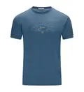 Aclima LightWool 140 Classic Tee M's Salmon Blue Fusion S 