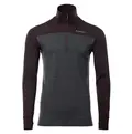 Aclima LightWool 180 Polo w/ zip M's Chocolate Plum / Marengo M 