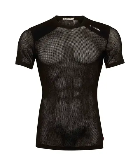 Aclima WoolNet Light T-shirt M's Jet Black XS 