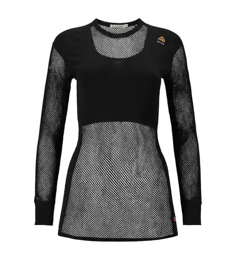 Aclima WoolNet Original Crewneck W's Jet Black XS 