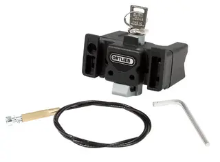 Ortlieb Handlebar Mounting-Set with Lock black