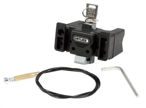 Ortlieb Handlebar Mounting-Set with Lock black 