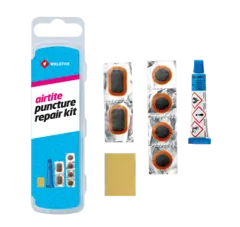 Weldtite Airtite Puncture Repair Kit 6 lapper, lim, sandpapir, kritt