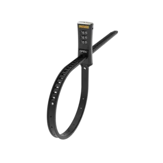 OnGuard Small Cable Lock Zip Lock Black