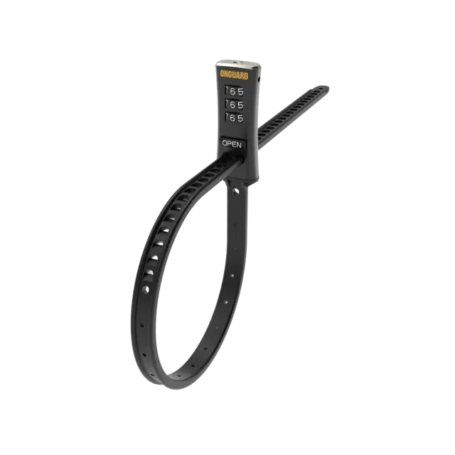 OnGuard Small Cable Lock Zip Lock Black 