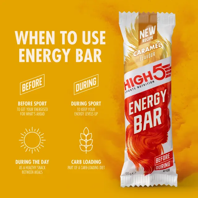 HIGH5 EnergyBar Karamell 55g 